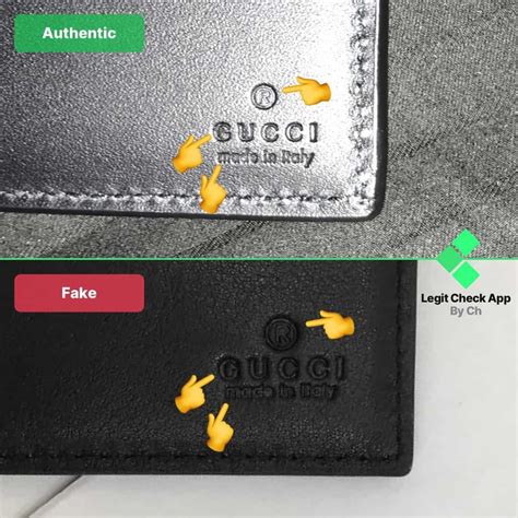 difference between fake gucci walet and authentic one|gucci wallet checker.